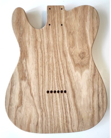Telecaster-Korpus aus 3-teiliger Esche, unlackiert