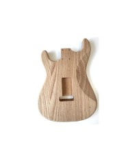 Corps Stratocaster en frene torréfié, 3 pièces, SSS, Unfinished