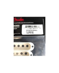 Set mit 3 Fender Stratocaster Pickup-Kappen Nylon Parchment 005-6251-049