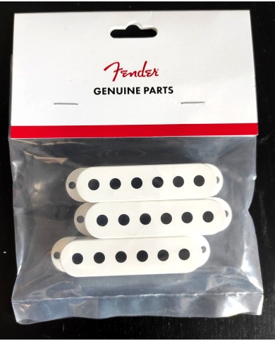 Set mit 3 Fender Stratocaster Pickup-Kappen Nylon Parchment 005-6251-049