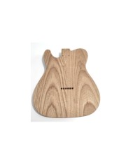 Corps Telecaster en frene des marais torréfié, poncé, non verni, léger