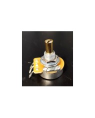 Brass Potentiometer Shaft Conversion Sleeve- 6mm to 1/4 inch - split shaft to solid shaft