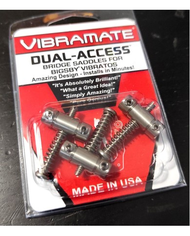 Vibramate 3 Vintage Tele-Saitenreiter für B5 Dual-Access Vibrato, Edelstahl