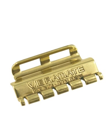 Vibramate String Spoiler GOLD, Saitenmontagehilfe für alle Bigsby