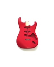 3-piece alder Stratocaster body Fiesta red Varnish