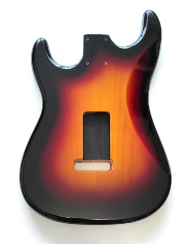 Stratocaster Body Sunburst 3-Tone, alder, SSS