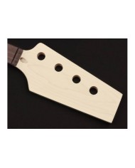 Manche Paddle de Basse Boston style JB, touche pau ferro, Unfinished