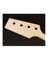 Manche Paddle de Basse Boston style JB, touche pau ferro, Unfinished