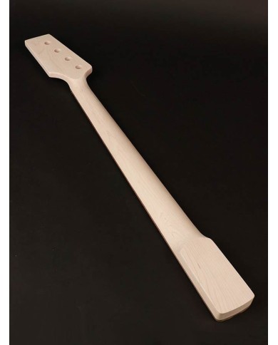 Boston PB-Style Basshals mit Paddle-Kopfplatte, Pau-Ferro-Griffbrett, unbehandelt