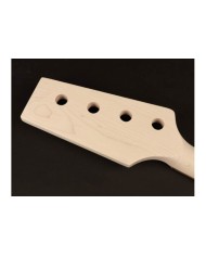 Boston PB-Style Basshals mit Paddle-Kopfplatte, Pau-Ferro-Griffbrett, unbehandelt