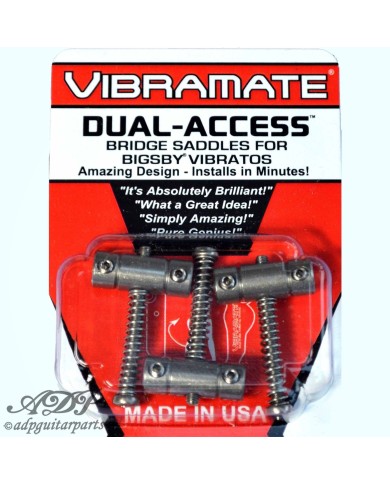 Vibramate 3 Vintage Tele-Saitenreiter für B5 Dual-Access Vibrato, Edelstahl