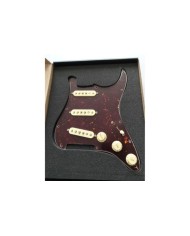 Fender vorverdrahtetes Tortoise-SSS-Pickguard mit 11 Löchern für Strat, TEXAS SPECIAL Pickups