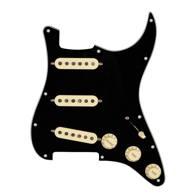 Prise Jack Femelle Guitare Type Stratocaster - Noir