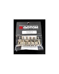 6 Vintage Gotoh S108 Strat Bridge Steel Saddles 10,8mm