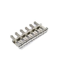 6 Vintage Gotoh S108 Strat Bridge Steel Saddles 10,8mm