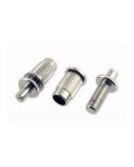 Tune-O-matic Bridge style Metric Hardware Stud + Insert 6.5mm Chrome
