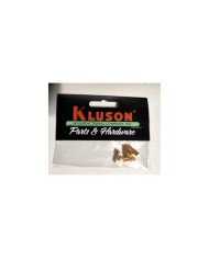Kluson USA Messing-Intonationsschrauben, Gold, 6er-Set für ABR-1 Tune-O-Matic Stege ohne Verdrahtung