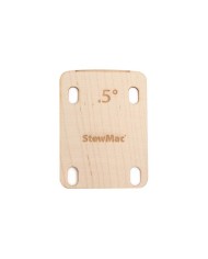 StewMac neck shim 0.5 degree shaped for electric bolt-on neck guitar