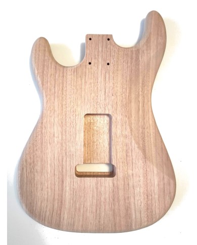 Leichter 2-teiliger Stratocaster-Korpus aus Mahagoni, unbehandelt