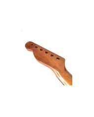 Manche Telecaster 22 frettes, en érable torréfié, touche palissandre