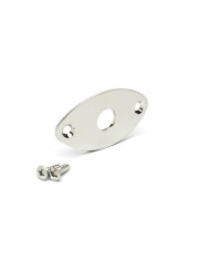 Jack Plate Cat's eye Gotoh for Gibson Nickel