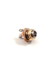 Mono jack socket Metric thread Gold + telecaster Gold Electrosocket