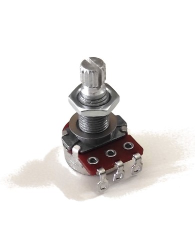 1 Alpha Mini-Potentiometer 250K linear, geschlitzte 6/8-mm-Achse, metrisches Gewinde
