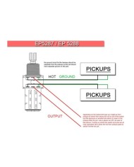 Bourns Pro Audio PDB183 250kOhm Potentiometer mit Push-Pull-Schalter