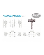 Gotoh In-Tune BS Vintage-kompensierte Saitenreiter für Tele 10.8mm