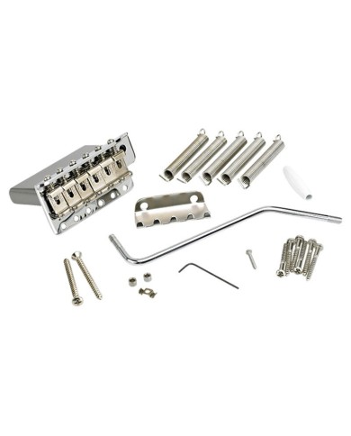 Fender Tremolo mit 6 Saitenreitern American Vintage Serie Stratocaster für Linkshänder Chrom