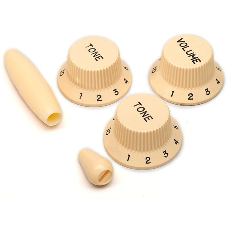 Stratocaster Knobs Set USA Cream PK0178048