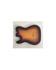 Corps Telecaster Sunburst 3 tons et double binding, Aulne 3 pièces
