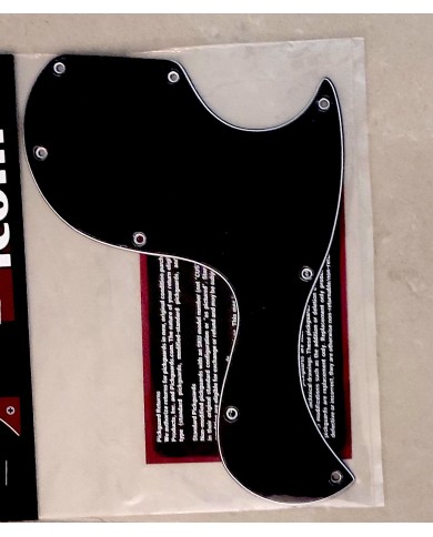 Schwarzes 3-lagiges Pickguard für Gibson SG Junior