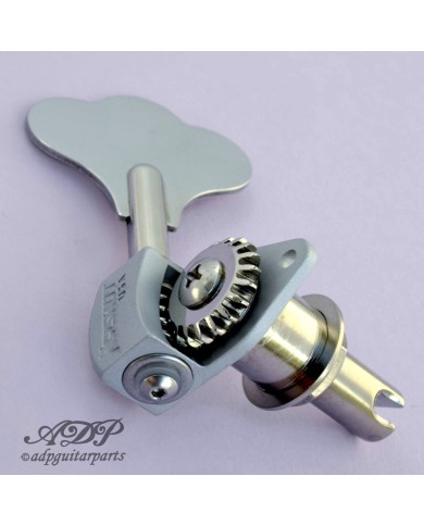 Hipshot USA Ultralight Bassmechaniken 14mm 3/8" Kleeblattflügel Chrom M.HB6C