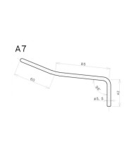 Bras de vibrato Chrome pour GOTOH® 505 série et Wilkinson VS100N