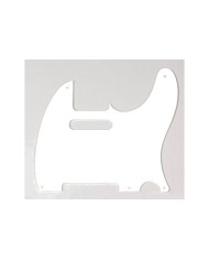 Schlagbrett 1-lagig Weiß für Telecaster, 5 Schrauben