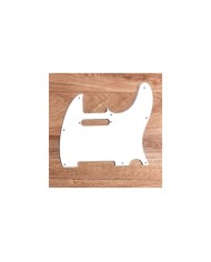 Schlagbrett 1-lagig Weiß, 8 Schrauben, für Telecaster