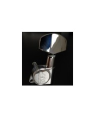 6 in line Chrome Wilkinson right Side machine head with E-Z-LOK system