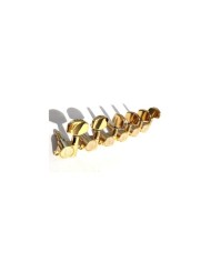 Left handed set of 6 in line Gold Wilkinson machine head with E-Z-LOK system