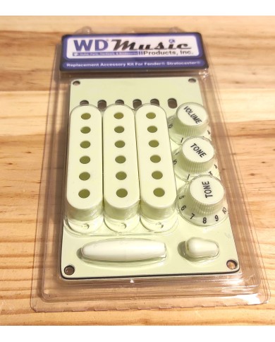 WDMusic Zubehörset Mintgrün für Stratocaster