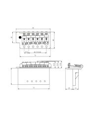 Gold Strat tremolo fit Fender Vintage Standard series or Squier