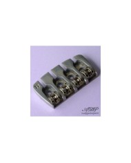 Relic Bass-Brücke mit Saitenhalter, 4-saitig, Sandberg Aged Nickel