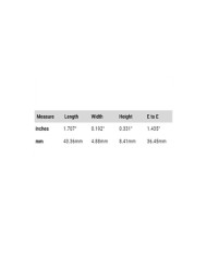 Graph Tech Tusq PQ-6116-00 geschlitzter Sattel für Akustikgitarre 43.36