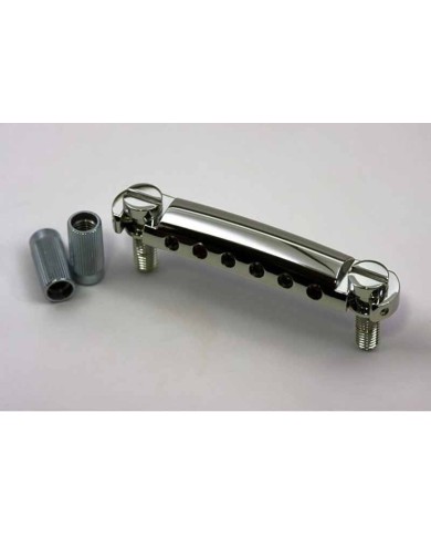 TonePros T1Z-N Verriegelbarer Gibson Stoptail-Saitenhalter, metrisch 8M, Nickel