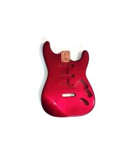 Metallic red Swamp Ash 3 pieces Body, Stratocaster SSS Style