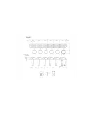 Mecaniques Gotoh SD91-05M Vintage Tele Strat 6 en ligne Nickel Aged Relic