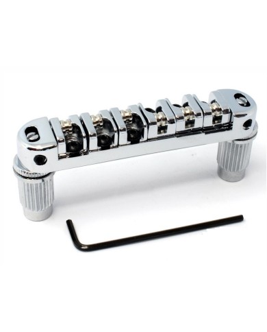 Rollensaitenhalter verchromt, Tune-O-Matic Typ, 51mm E bis e