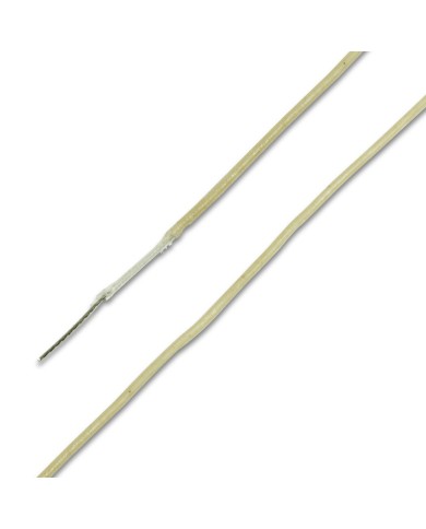 1 Meter weißes Vintage Cloth Wire GAVITT 22AWG für Gitarre