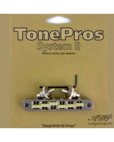 TonePros G-Formula Nashville Tune-O-Matic Steg 66' Nickel