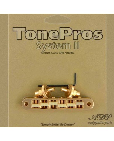 TonePros G-Formula Nashville Tune-O-Matic Steg 66' Gold